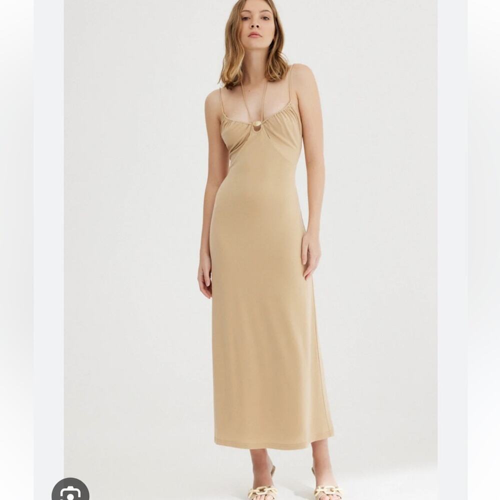 Significant Other Alma Midi Dress in sand